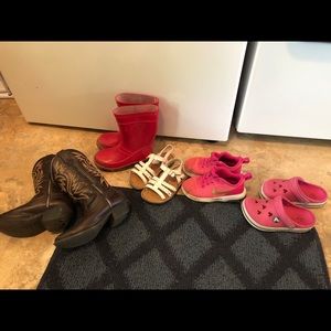Toddler girl shoes lot